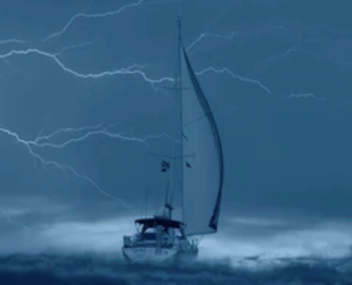 Oog in de storm